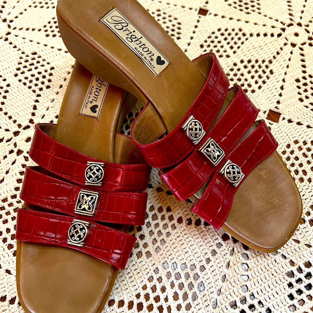 Pretty Red Brighton Sandals